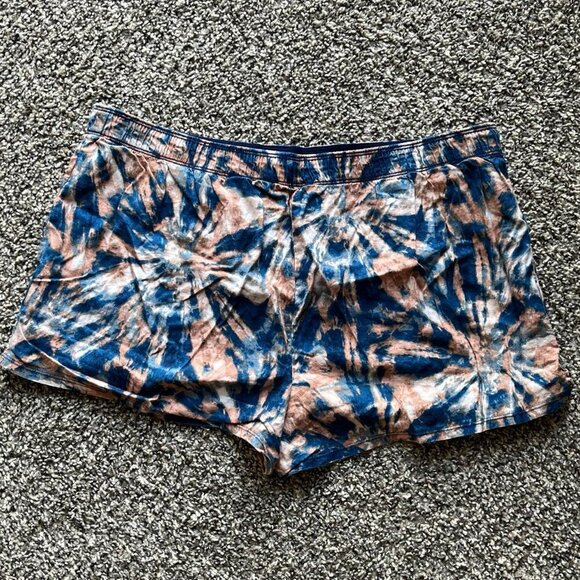 Victoria's Secret Pink Tie-Dye Cotton Sleep Shorts – Women's XL– Soft & Vibrant - Picture 3 of 7